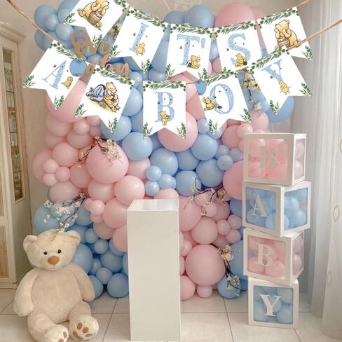 لافتة ويني إنه صبي لاستحمام الطفل، لوازم حفلات عيد الميلاد الأول، لافتات وديكورات لافتة in Kuwait