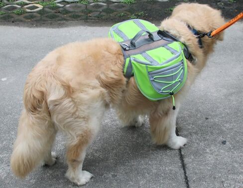 حقيبة ظهر XIAOYU للكلاب، حامل سرج قابل للتعديل، للسفر والتنزه والتخييم، أزرق، L in Kuwait