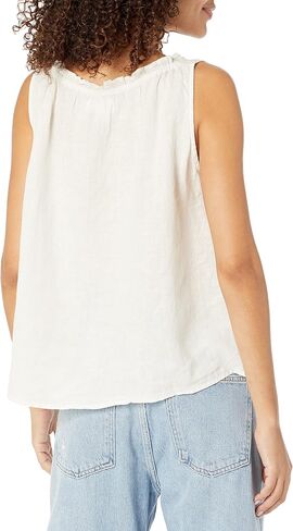 Velvet by Graham & Spencer Women's Zoey Woven Linen Top in Saudi Arabia