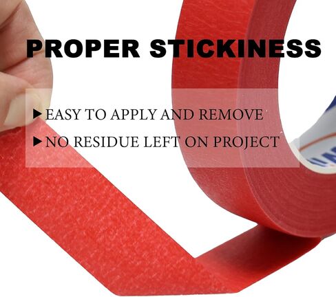 3 Pack White Painters Tape 0.25", 0.5", 0.7" x 55 Yard - Easy Removal Narrow Finishing Masking Tape Painting Tape Pinstripe Tape for Home, Office, School, DIY Art, Crafts in Saudi Arabia