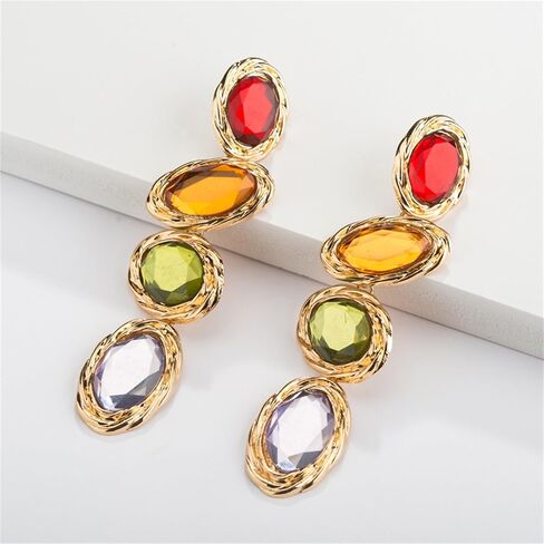 Colorful Lollipop Dangle Earrings,Lovely Swirl Candy Drop Earrings,Statement Earring Cute Candy Colored Earrings for Gift Valentine's Day Birthday Party Wedding Gifts in Saudi Arabia