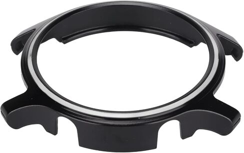 Watch Frame Case for Haylou RS3 LS04, Smart Watch Full Cover Shockproof Scratch Resistant Protective Hard Housing, Screen Protector, Smartwatch Accessory (Black White) in Saudi Arabia