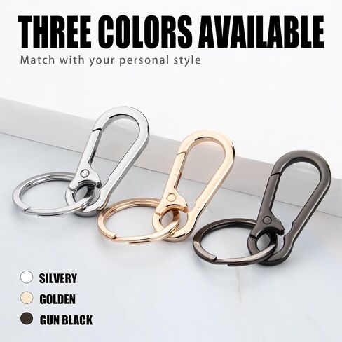 Wikavanli Metal Keychains Keyring Key Chain Ring Clip Holder Organizer for Home Car Keys Key Finder Women Men in Saudi Arabia