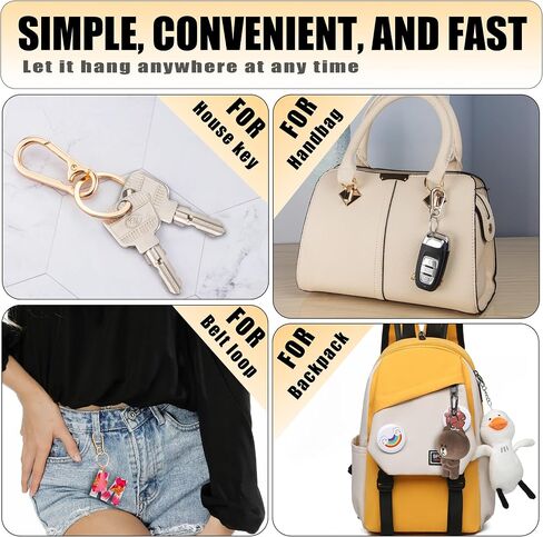 Wikavanli Metal Keychains Keyring Key Chain Ring Clip Holder Organizer for Home Car Keys Key Finder Women Men in Saudi Arabia