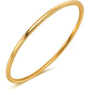 خاتم عادي مطلي بالذهب للنساء والرجال، خاتم زفاف كلاسيكي مكتنز من التيتانيوم وقابل للتكديس، مقاس من 4 إلى 8 in Kuwait