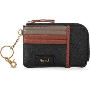 The Sak Iris Slotted Card Wallet, Black Multi Block