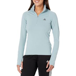 adidas Women's Run Fast Half Zip Long-Sleeve