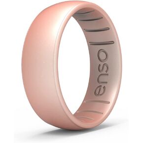 Enso Rings Elements Classic Silicone Ring - Rose Gold-Infused - 6