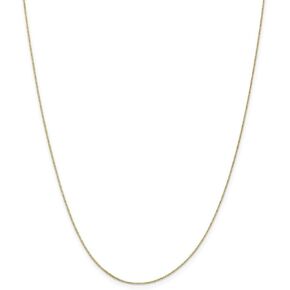 Solid 10K Gold .5mm Box Chain