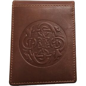 Biddy Murphy Celtic Money Clip & Wallet Genuine Leather Made in Ireland