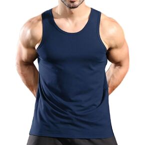 Men's Stringer Tank Tops Cotton Vest Sleeveless Gym Workout Bodybuilding Fitness Muscle T Shirts