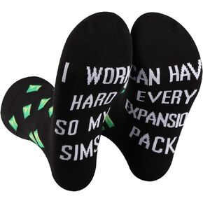 2 Pairs Siim Video Game Inspired Sock Siim Gamer Gift Nerd Gift Gamer Gaming Lover Sock