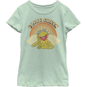 Fifth Sun Disney Muppets Green Kermit Girls Short Sleeve Tee Shirt