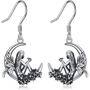 925 Sterling Silver Earrings for Women Dangle Drop Earrings Jewelry Gifts in Kuwait