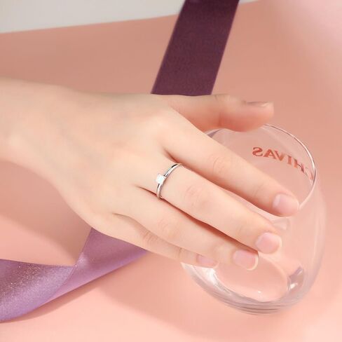 خاتم أوبال 925 من الفضة الإسترليني جوهرة الميلاد الصغيرة الأميرة قطع أوبال سوليتير وعد خاتم الخطوبة للنساء التراص خاتم الزفاف مقاس 6 7 8 in Kuwait