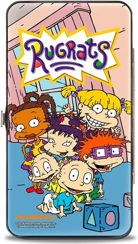 rugrats womens Buckle-down Hinge - Group Pose Wallet, Multicolor, 7 x 4 US in Saudi Arabia