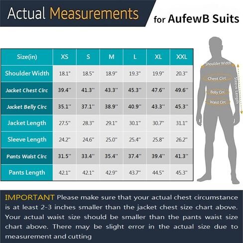 AufewB,Men’s 3 Piece Suit Blazer, Slim Fit Tux with One Button, Jacket Vest Pants & Tie Set for Party, Wedding and Business in Saudi Arabia