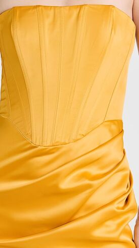 فستان باردوت نسائي طويل الأمد من الساتان in Kuwait