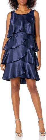 S.L. Fashions Women's Jewel-Strap Tiered Cocktail Party Dress (Petite and Regular) in Saudi Arabia