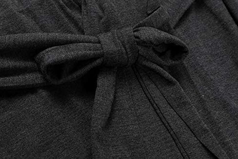 Womens Soft Knit Bathrobes Long Kimono Robes Lightweight Sleepwear with Pockets Ladies Loungewear Housecoat in Saudi Arabia