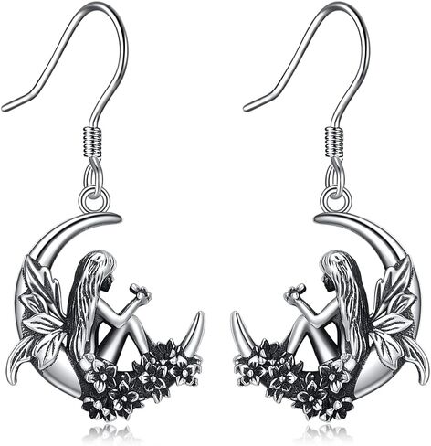 925 Sterling Silver Earrings for Women Dangle Drop Earrings Jewelry Gifts in Kuwait