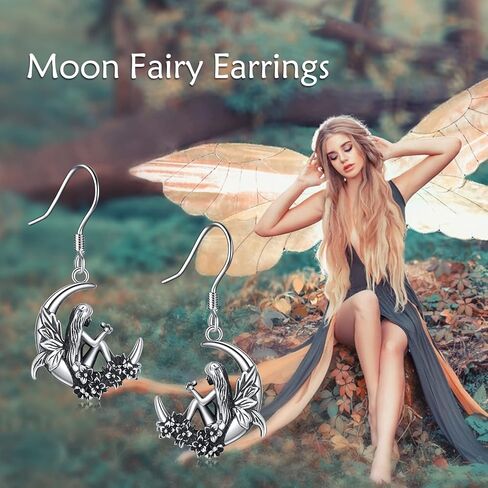 925 Sterling Silver Earrings for Women Dangle Drop Earrings Jewelry Gifts in Kuwait