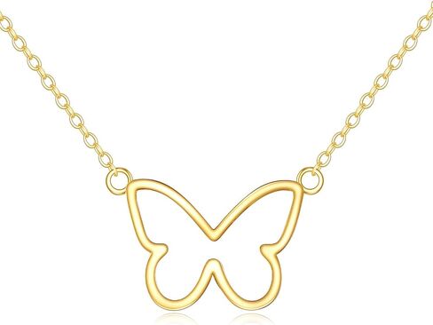 14k Gold Simple Circle Necklace Karma Pendant Necklace for Women Girls Jewelry in Saudi Arabia