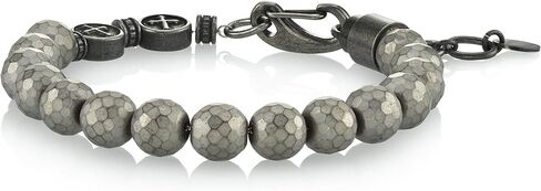 Spartan Men’s 8mm Beaded Bracelets with Hermatine Faceted Beads | Fits 7 to 8 Inch Wrists | Men’s Accessories Fashion Bracelet in Saudi Arabia