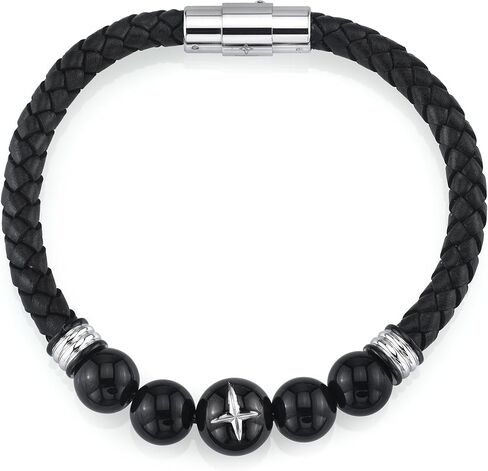 Spartan Men’s 8mm Beaded Bracelets with Hermatine Faceted Beads | Fits 7 to 8 Inch Wrists | Men’s Accessories Fashion Bracelet in Saudi Arabia