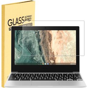 MUBUY-GOL Tempered Glass Compatible Samsung Chromebook 4 Chrome OS 11.6", Samsung Chromebook 4 11.6", Samsung Chromebook 3 11.6 inch Laptop, 9H Hardness, Bubble Free, HD Clear