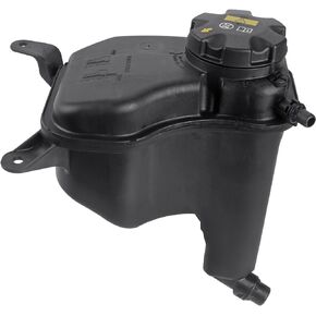 Engine Coolant Reservoir Radiator Expansion Tank With Cap Compatible With BMW Vehicle E90 E91 E92 E93 328i 330i 335i X1 Z4 2007-2016 #Replace 17137607482, 17137640514, 17137567462