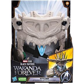 Marvel Studios'  Black Panther: Wakanda Forever Attuma Shark Armor Mask Role Play Toy with Hammerhead Expansion Feature