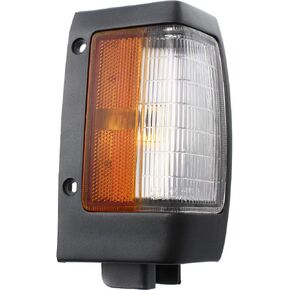 For Nissan Pickup Side Marker Light Assembly Black Trim 1990 91 92 93 94 95 96 1997 Driver and Passenger Side | Pair | NI2550104 | NI2551104 | B6115-01G02