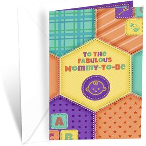 Prime Greetings Congratulations Baby Shower Card For Boy or Girl, New Baby Card, Welcome Baby Card