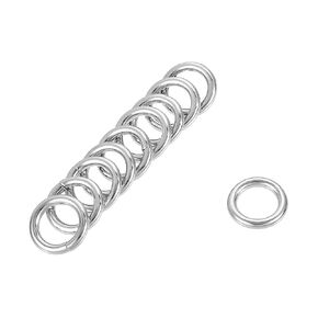 uxcell Metal O Ring, Non-Welded Rings for Hardware DIY Leather Craft