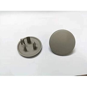 PAKCEEINC 2PCS Grey Color Replacement Armrest Cap Cover for Chevy Tahoe Suburban GMC Yukon 2007-2017