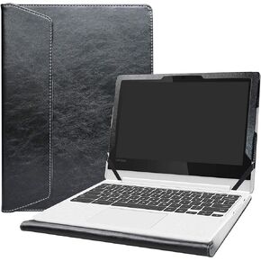 Alapmk Protective Case Cover for 11.6" Lenovo Chromebook C330 Series Laptop[Warning:Not fit Lenovo Chromebook S330],Black