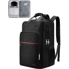 DJ Backpack, 40L Large DJ Controller Case Compatible for DDJ-REV1, DDJ-FLX4, DJ 400, Numark, Travel DJ Gig Bag for 17inch Laptop TSA Flight Approved, DJ Cable Bag for DJ Accessories Equipment