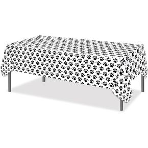 2 جهاز كمبيوتر شخصى جرو مخلب طباعة مفرش المائدة جرو مخلب طباعة البلاستيك الجدول يغطي الألوان المائية جرو مخلب طباعة مفرش المائدة المتاح غطاء الطاولة جرو مخلب طباعة غطاء الطاولة للمطبخ ديكور المنزل، 54x87In in Kuwait