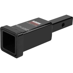 32935 1-1/4" to 2" Receiver Adapter, 6" Length, Black Powdercoat