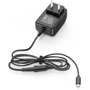 Charger for Gooloo GP4000 GP3000 GP2000 Portable Car Jump Starter Power Cord Replacement for Gooloo 1000mA 2000mA 3000mA Peak Car Starter AC/DC Adapter Power Supply Plug Type-C, UL Listed