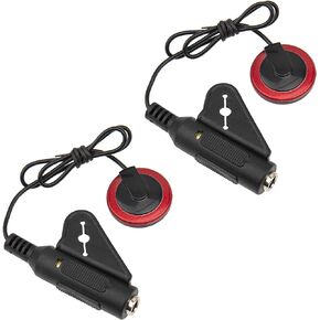 2Pcs Yootones Piezo Contact Microphone Pickup Compatible with Acoustic Classic Guitar Ukulele Erhu Banjo Mandolin Musical Instruments