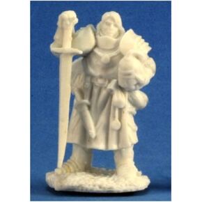 REAPER Bones Erick, Paladin Initiate Miniature