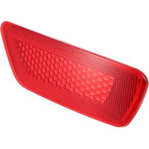 X AUTOHAUX Rear Right Bumper Reflector Light Cover for Jeep Grand Cherokee 2011-2020 57010720AC 57010721AC Red