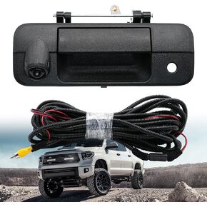 Backup Camera Tailgate Handle Compatible with Toyota Tundra 2007 2008 2009 2010 2011 2012 2013 with Key-Hole.Replaces# 69090-0C050, 690900C051, 81214.