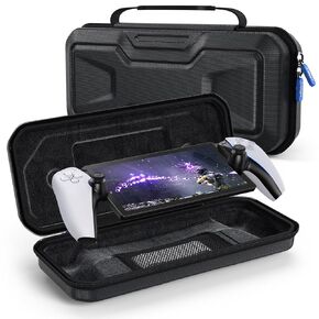 Klipdasse Carry Case for Playstation Portal remote player for PS5 Console with accessories,EVA Hard Shell Case Portable Carry Handbag for Playstation Portal Accessories. (Blue)