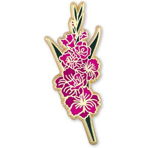 Birth Month Flower Enamel Pin - Elegant Brooch for Women's Accessories - Unique Birthday or Mother's Day Gift - Perfect for Wedding Suits & Dresses - Floral Lapel Pin - Ideal Flower Lover's
