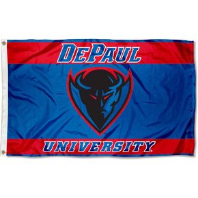 DePaul Blue Demons University Large College Flag