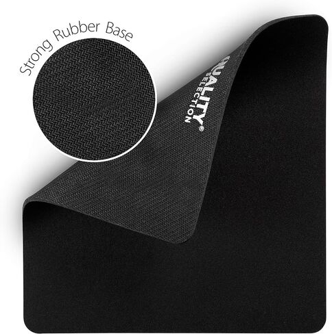 Mouse Pad Multi Pack Comfortable & Non-Slip Rubber Base Mousepad for Computer & Laptop Mouse Pads for Home, Office & Gaming 10 Pack, Black in Saudi Arabia