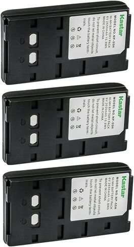 Kastar 1-Pack NP-55H 6.0V 2650mAh Ni-MH Battery Replacement for Sony CCD-F150 CCD-F1330 CCD-F201 CCD-F250 CCD-F280 CCD-F288BR CCD-F30 CCD-F300 CCD-F301 CCD-F302 CCD-F31 CCD-F32 CCD-F33 CCD-F330 in Saudi Arabia